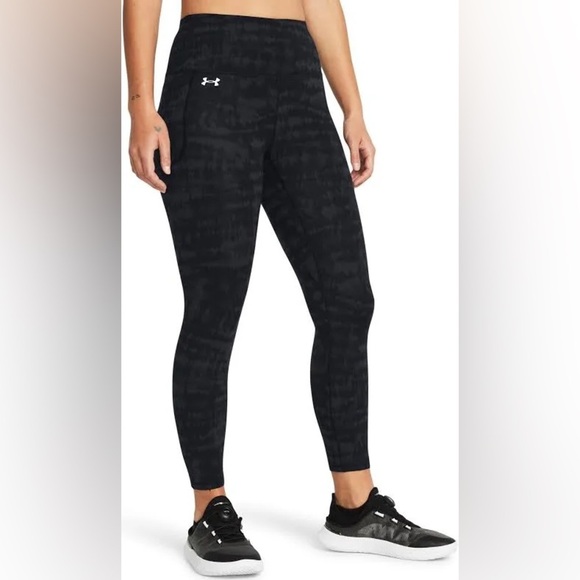 Under Armour Black Patterned Leggings size Small - Picture 1 of 9